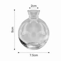 1pcs Glass Vases,Small Flower Vases for Wedding Centerpiece Table Decorations,Transparent Vintage Embossed Mini Vases,Flower Arrangements in Vases for Party or Home Decor，B