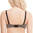 thumbnail image 4 of Wingslove Womens Push-up Bra Deep V Plunge Underwire T-Shirt Bra, Leopard Print 36D, 4 of 7