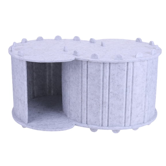 Btidfty Peekaboo Cat Cave Detachable Foldable Pet House Semi-enclosed Cat House for Cats & Kittens
