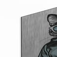 thumbnail image 2 of Luxe Metal Art 'Cool Cat' by Nicklas Gustafsson, Metal Wall Art, 24"x36", 2 of 7