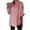 Pink, variant on Womens Tops S-5XL Solid Color Lapel Button Down Shirts for Women Casual Fashion Chiffon Long Sleeve Blouses for Women Oversized Formal Dress Shirts