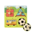 thumbnail image 2 of HILABEE Wooden Cartoon Puzzles Shape Matching Game for 2 3 4 Year Old Present, 2 of 8