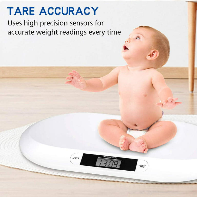 KUBEI Baby Scale, Digital Infant Scale, Multi-Function Digital Scale for  Pets, Toddler Scale with Measure Babies Weight and Height Tray, Precision