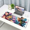 thumbnail image 6 of nygtbtfer Small Mouse Pad, Bird Hummingbird with Pink Flowers Mousepad with Washable Lycra Cloth, Non-Slip Rubber Base Mousepads, Computer Mouse Pads for Wireless Mouse 31.5x11.8 in, 6 of 6