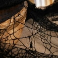 thumbnail image 3 of Zukuco 1PCS Halloween Stage Decoration Fabric Spider Web Jacquard Lace Fabric Soft Spider Web Lace Tulle Fabric,White, 3 of 8