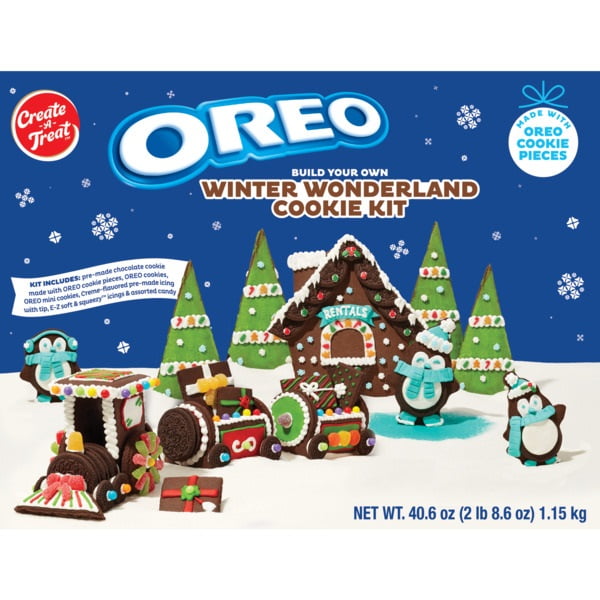 Oreo Winter Wonderland Cookie Decorating Kit, 40.57 Ounce