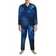 thumbnail image 3 of Balery Pegasus Night Sky Pijama para Hombre de Dos Piezas con Manga Larga, Conjunto de Dormir y Descanso Suave con Bolsillos-Large, 3 of 7