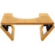 thumbnail image 1 of Taburete de baño de bambú de 17,8 cm (aprox.), plegable, color natural., 1 of 5