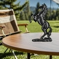 thumbnail image 3 of Standing Horse Statue 2026 Horse Statues Home Decor Chinese New Year H Orse Figurine 2026 Animal Sculpture Desktop Ornament For Good Luck Wealth & Success, 3 of 8