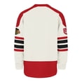 thumbnail image 3 of Men's '47 Cream Chicago Blackhawks Pond Hockey Trio Eternal Lacer Sweatshirt, 3 of 3