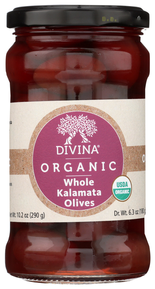 Divina Organic Kalamata Olives, 6.35 Oz