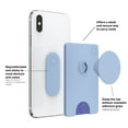 thumbnail image 4 of PopSockets Adhesive Phone Wallet with Expanding Phone Grip, Phone Card Holder and Swappable Top - Cornflower Blue, 4 of 6
