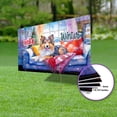 thumbnail image 3 of Watercolor Hello Winter Shetland Sheepdog Chill Christmas Welcome Yard Sign Sheltie Dog Lover Gifts Outdoor Home Lawn Garden Porch Decor - 00016, 3 of 5