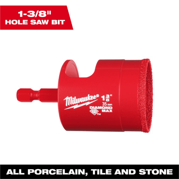 Milwaukee Tool  1-3/8 Inch Diamond Max Hole Saw Bit