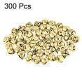 thumbnail image 3 of Uxcell DIY Small Bells,  Craft Bells Bulk DIY Bells, 300pcs Golden 0.31 inch, 3 of 3