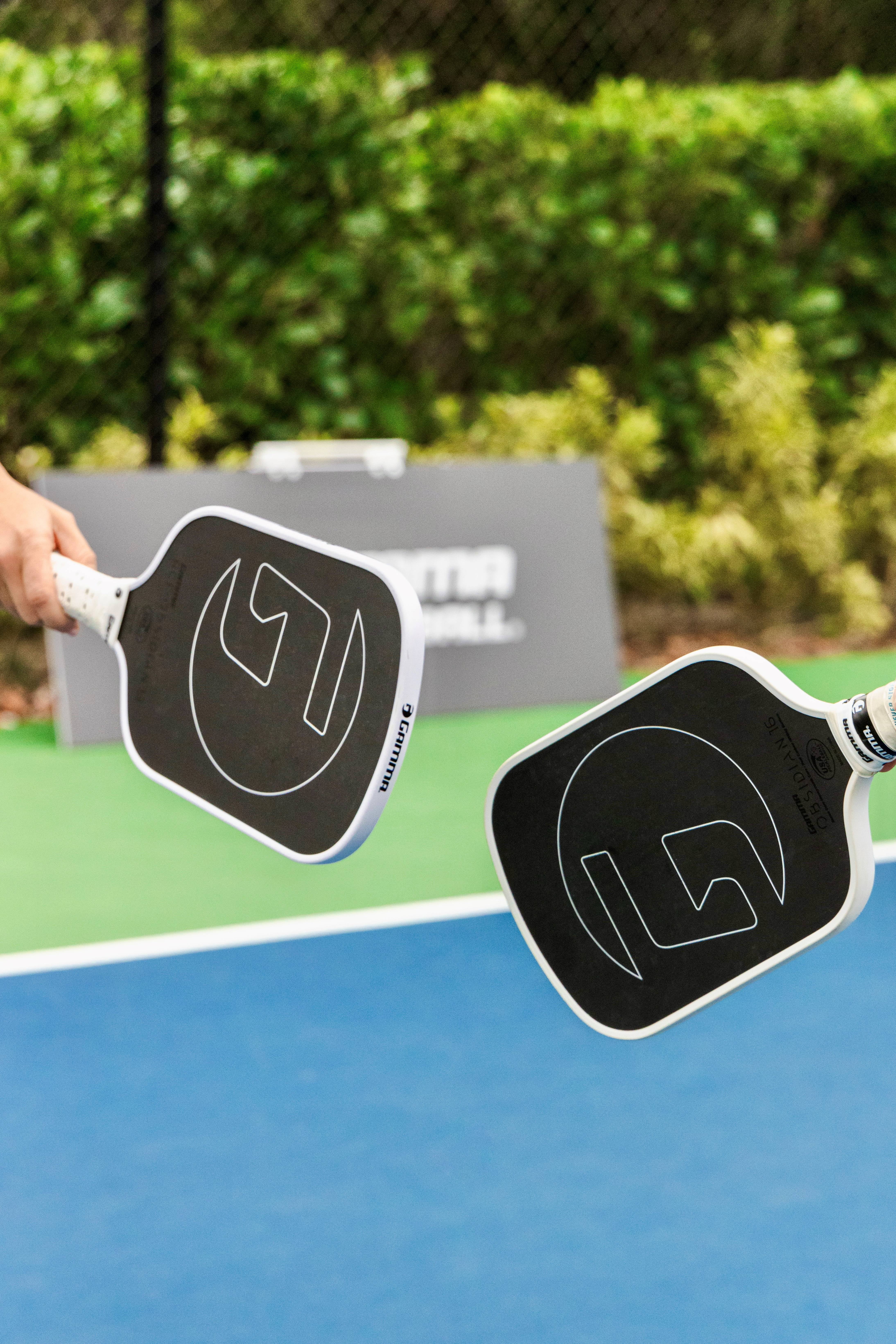 GAMMA Obsidian 16 Raw Carbon Fiber Pickleball Paddle with 16mm Core, 8.3 oz.