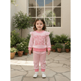 thumbnail image 5 of BemeyourBBs Auntie's Little Bestie Baby Girl Clothes Toddler Girls Spring Fall Winter Outfits Long Sleeve Letter Sweatshirt Pants Set, 5 of 9