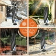 thumbnail image 6 of Patio Umbrella Cover, Outdoor Umbrella Covers for 7ft to 11ft for Offset Banana Style Umbrella Cover with Zipper, 6 of 6