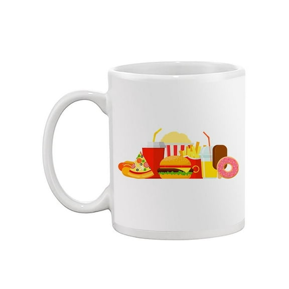 Fast Food Meal Mug Unisex's -Image by Shutterstock