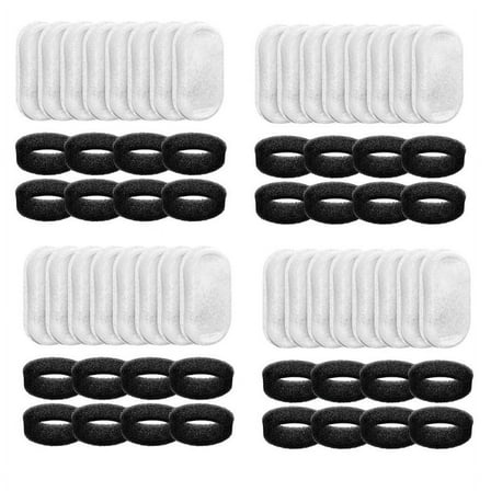 16x Water Fountain Filters for 108Oz/3.2L and 67Oz/2L Adjustable Water Flow Pet Water Fountain, Water Fountain