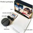 thumbnail image 4 of Night Lights Keqing Figure Anime Game 3D LED Table Lamp for Bedroom Decor Led Light, 4 of 4