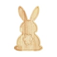 thumbnail image 2 of Rabbit Shape Charcuterie Board for Easter,Farmhouse Bunny Cutting Board,Rabbit-Shaped Wooden Charcuterie Serving Platters for Easter or Spring Rustic Decorative,Wood Serving Wood Trays for Food (B), 2 of 9
