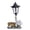 as show, variant on Outdoor Garden Solar Lamp Post with Duck Family Figurine and Planter Decorative Yard Lighting for Patio Pathway Lawn