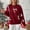 #268 Wine, variant on Felirenzacia Christmas Bow Jumpers, Crewneck Knit Pullover Wine Jumpers, Ugly Holiday Sweaters Gift
