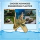 thumbnail image 4 of Muelle De Tortuga Flotante De Plástico Multifuncional Plataforma Para Tomar El Sol Plataforma Para Tomar El Sol Única Terraza De Descanso Natural Terraza De Alimentación De Descanso Decorativa Vogacara PT001298-00, 4 of 7