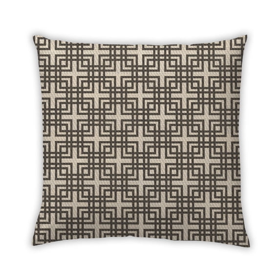 Ahgly Company Outdoor Square Contemporary Throw Pillow, 18 inch by 18 inch