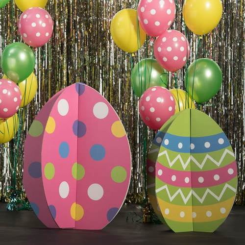 2 FT. 10 IN. SLOTTED EASTER EGG PROPS
