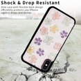 thumbnail image 6 of TECH CIRCLE For iPhone 12 Pro / 12 6.1" Wallet Case with Card Holder,PU Leather Kickstand Flower Case Magnetic Clasp Kickstand Shockproof Protective Cover for Apple iPhone 12 Pro / 12 6.1,Color Flower, 6 of 7