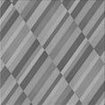 thumbnail image 1 of Ahgly Company Indoor Square Patterned Dark Gray Area Rugs, 4' Square, 1 of 6