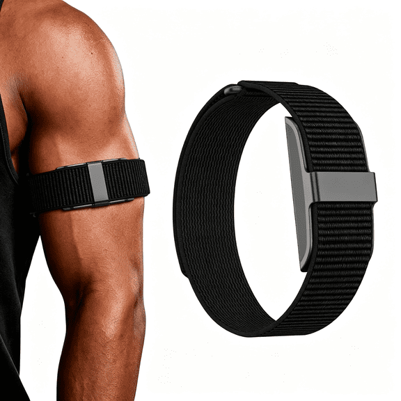 KUMEE Hume Band Strap, Nylon Loop Replacement Strap for Hume Band 2.0, Soft Breathable Adjustable Sport Bicep Band, Arm Band, Wrist Band, Ankle Band for Fitness Tracker & Activity Monitor
