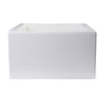 thumbnail image 6 of ALFI brand AB2418ARCH-B 24" Biscuit Arched Apron Thick Wall Fireclay Single Bowl Farm Sink, 6 of 7