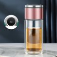 thumbnail image 1 of Botella de Agua de de Pared de Doble Capa, Taza de Filtro de Té, Botella de Té, Taza Portátil para Regalos de Té Sueltos para Hombres Y Mujeres 350ml de Macarena Botella aislada, 1 of 8