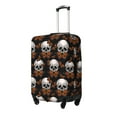 thumbnail image 2 of Fotbe Butterfly Skull Luggage Cover Protector,Suitcase Protector,Scratch and Dirt Resistant,Fits 18-32 Inch Luggage-Small, 2 of 9