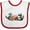 White and Red, variant on Inktastic Raccoon Tea Party Boys or Girls Baby Bib