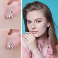 thumbnail image 3 of Jewelrypalace 0.29ct Genuine Amethys Anniversary Studs Earrings 925 Sterling Silver, 3 of 6