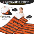 thumbnail image 3 of Halloween Striped Pumpkin Pattern Toddler Nap Mats for Kids Preschool,51"x22" Sleeping Mat Bag or Kids,Toddler Sleeping Bag,Toddler Nap Mat or Daycare, 3 of 6