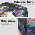 thumbnail image 4 of Unicorn Waterproof Oxford Cloth PC Case Travel Organizer Charge Cord Storage Box, 5.9x9.44x3.14 in, Black, 4 of 6