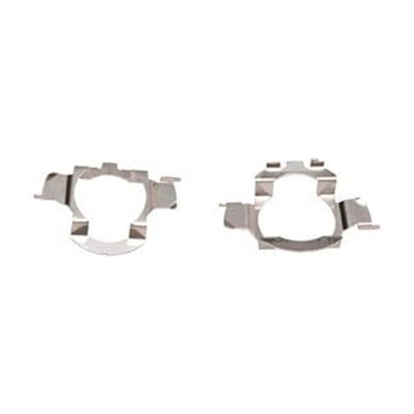 ODX Lighting Support de Retenue pour Ampoule de Phare-LHS-05 Plastique; Argent; pour Utilisation avec Ampoules H7; Ensemble de 2
