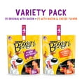 thumbnail image 3 of Purina Beggin Strips Real Meat Dog Treats Variety Pack Bacon With Bacon & Cheese Flavors(32 oz 2Pk), 3 of 6