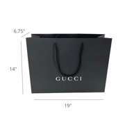 Gucci Unisex Paper Shopping Gift Bag, Black