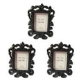 thumbnail image 4 of Maytalsory Decorative Flower Photo Frame Wedding Home Decor Desktop Picture Frame good quality Black 3Set, 4 of 6
