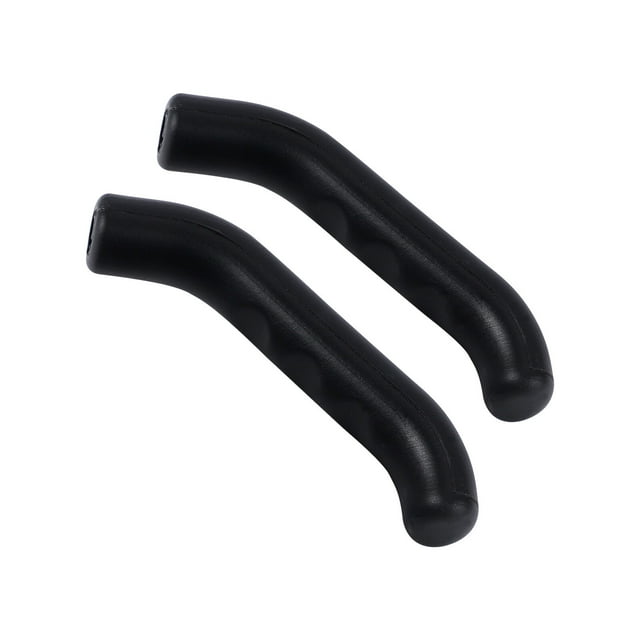 Wosthever 1 par de empuñaduras de palanca de freno de bicicleta, Protector de mango de frenado de absorción de impacto de silicona, manga de Ciclismo Negro