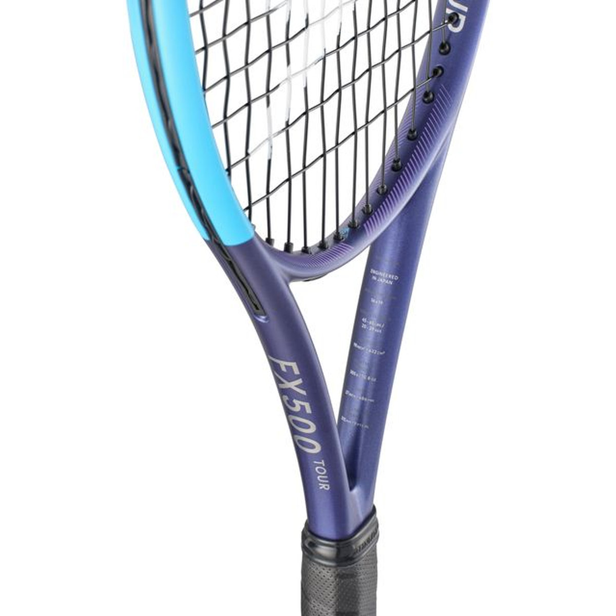 Dunlop FX500 Tour Power Tennis Racquet, Blue/Purple (4 1/4" Grip)