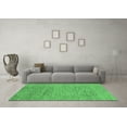 thumbnail image 3 of Ahgly Company Indoor Rectangle Abstract Emerald Green Modern Area Rugs, 8' x 10', 3 of 4