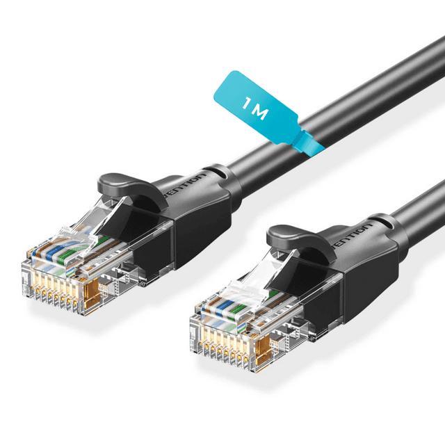 Cable de Red VENTION Cat.6 de 1Mt UTP 1000 Mbps 250 MHz