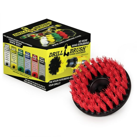 Outdoor Cleaning Supplies - Concrete Scrubbing Brush - Deck Scrub Brush - Headstone Restoration Brush - Statue Cleaning Tools - Wood Floor Scrubber - Gutter Cleaning Brush - House Siding Cleaner